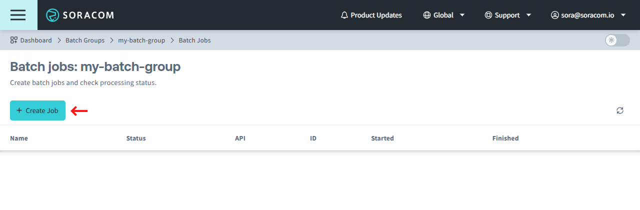 Create a batch job