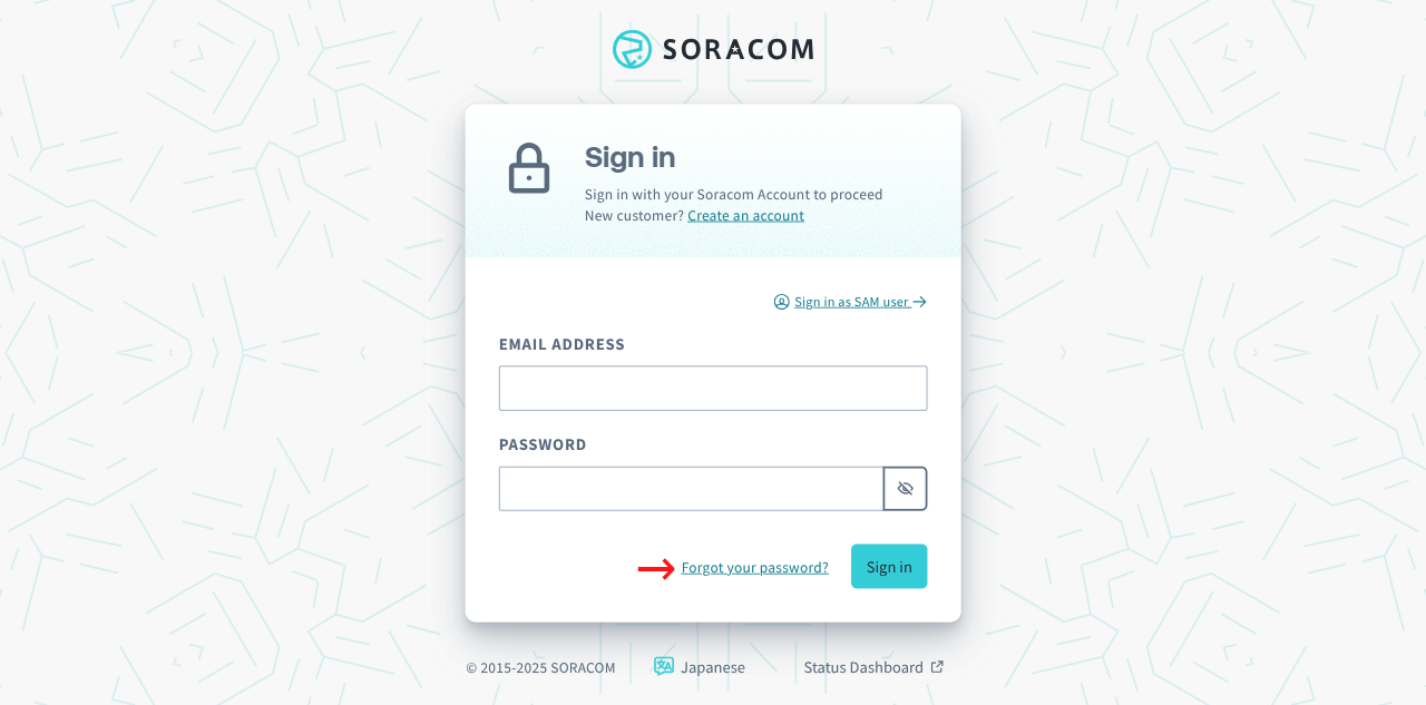 Forgot password