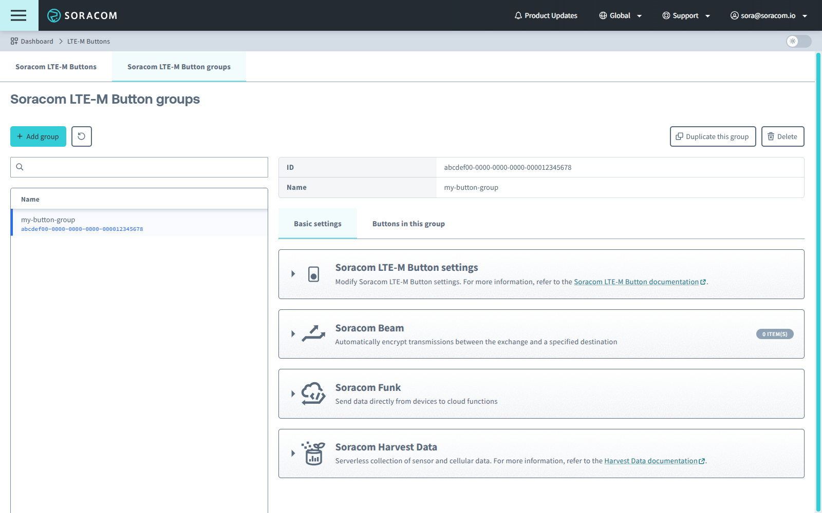 Group settings