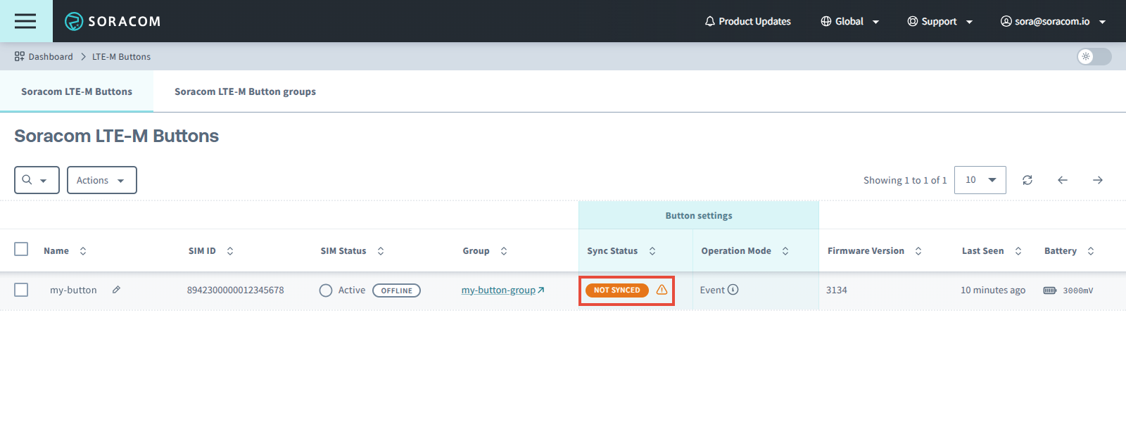 Manual sync required