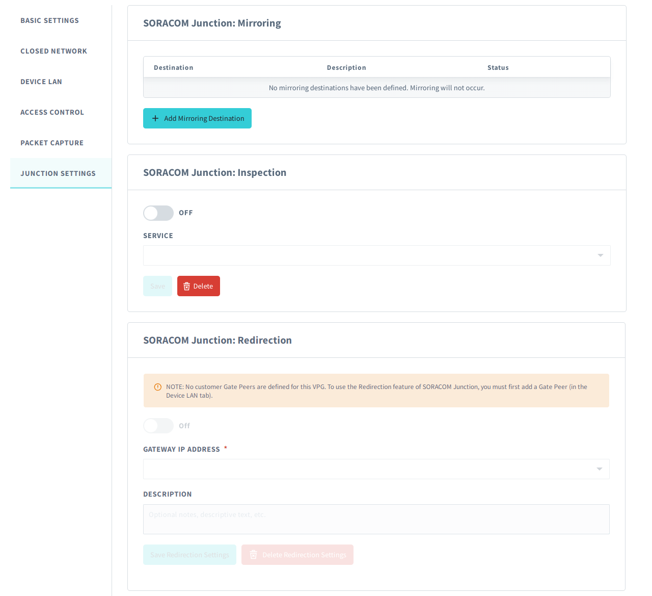 Configure VPG