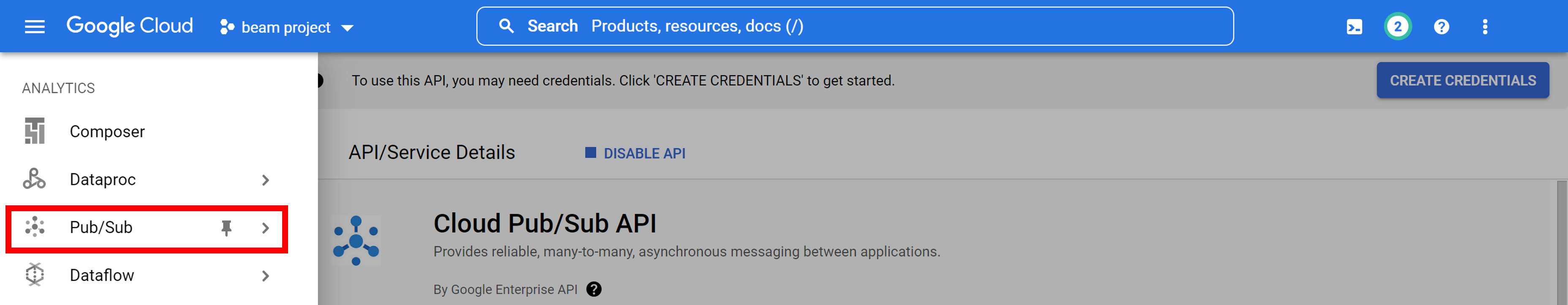 Pub/Sub Service Selection